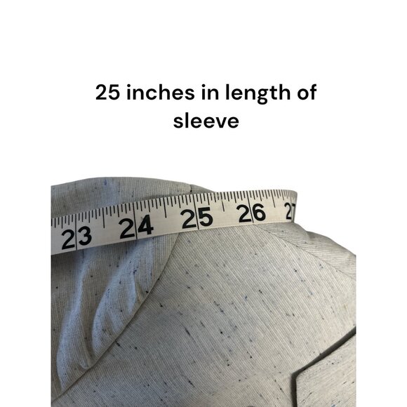 Hugo Boss Mens Light Gray Speckled Blazer Size 40 - Picture 13 of 14